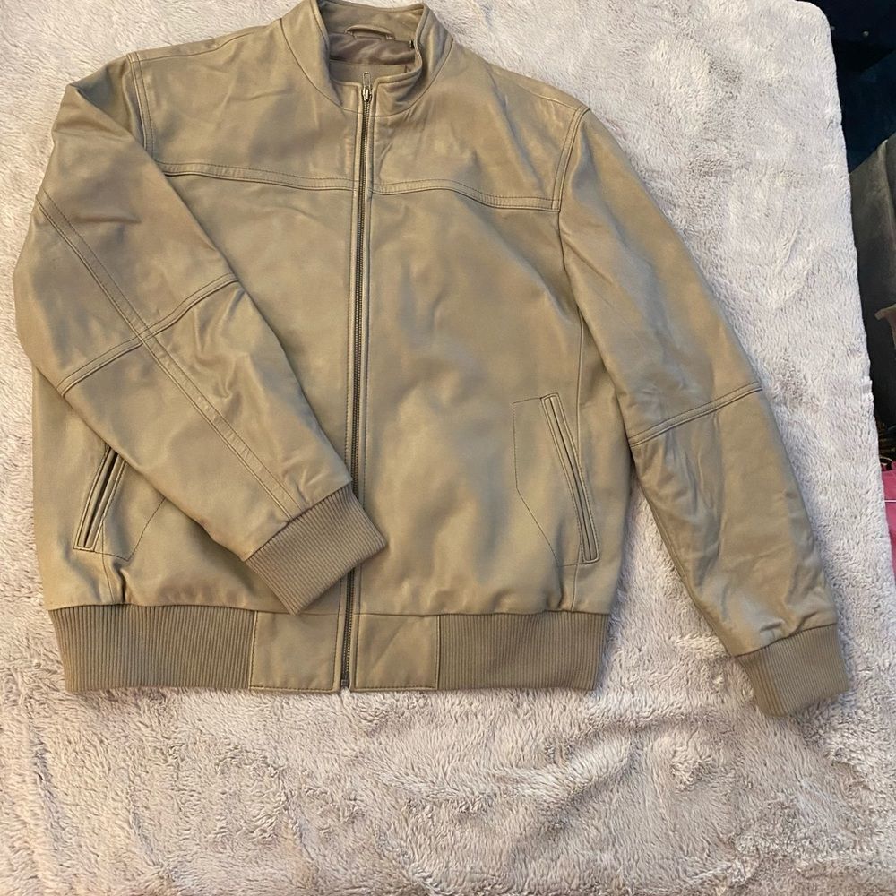 Murano genuine lamb skin bomber, XL